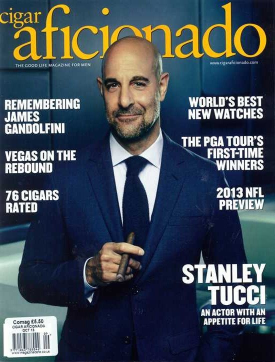 Stanley Tucci (2013.10. Cigar Aficionado)