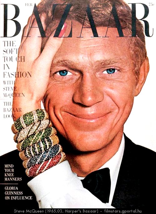Steve McQueen (1965.02. Harper's Bazaar)