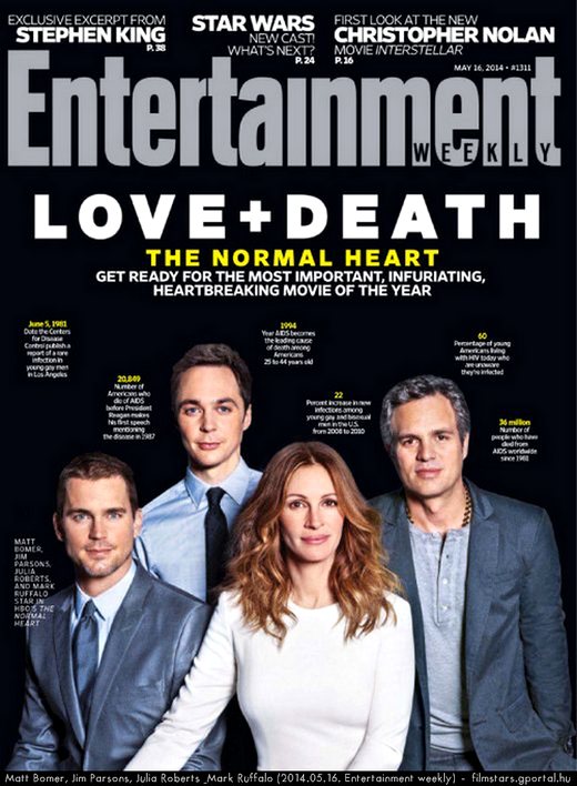 Matt Bomer, Jim Parsons, Julia Roberts & Mark Ruffalo