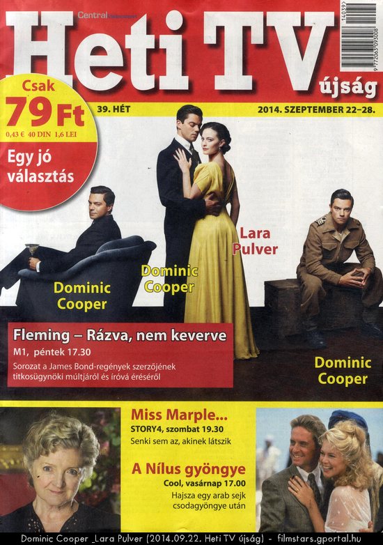 Sztrlexikon - Dominic Cooper letrajzi adatok, kpek, hrek, filmek