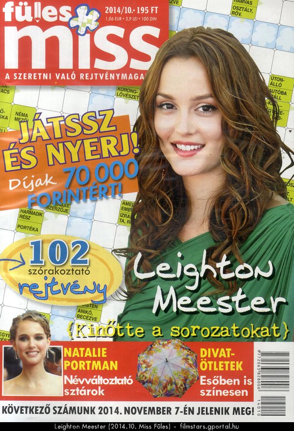 Leighton Meester (2014.10. Miss Fles)