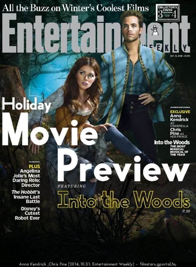 Anna Kendrick & Chris Pine (2014.10.31. Entertainment Weekly)