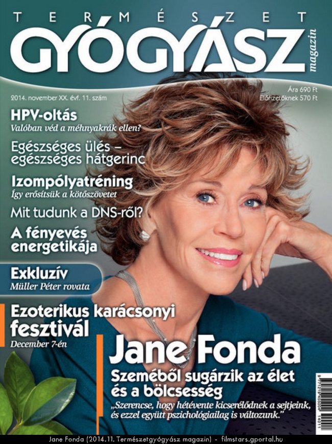 Jane Fonda (2014.11. Termszetgygysz magazin)