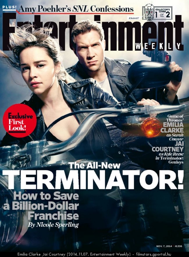 Emilia Clarke & Jai Courtney (2014.11.07. Entertainment Weekly)