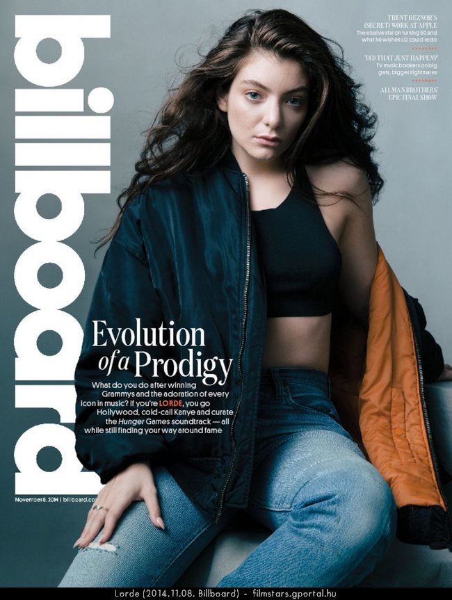 Lorde (2014.11.08. Billboard)