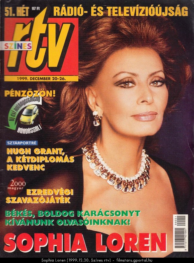 Sophia Loren (1999.12.20. Sznes rtv)