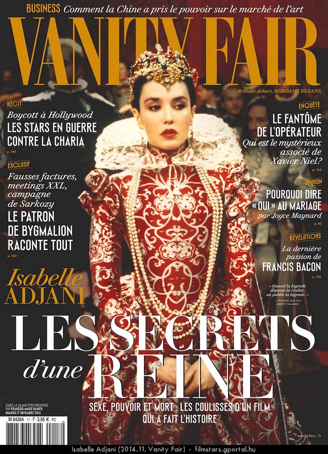 Isabelle Adjani (2014.11. Vanity Fair)