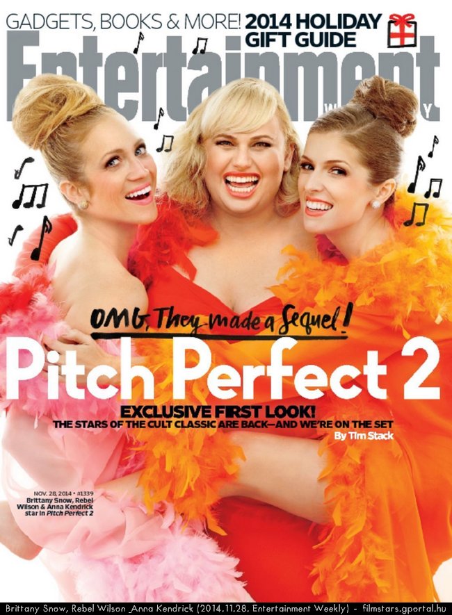 Brittany Snow, Rebel Wilson & Anna Kendrick (2014.11.28. Entertainment Weekly)