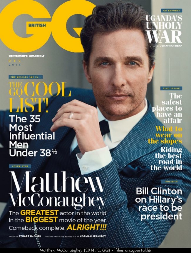 Matthew McConaughey (2014.12. GQ)