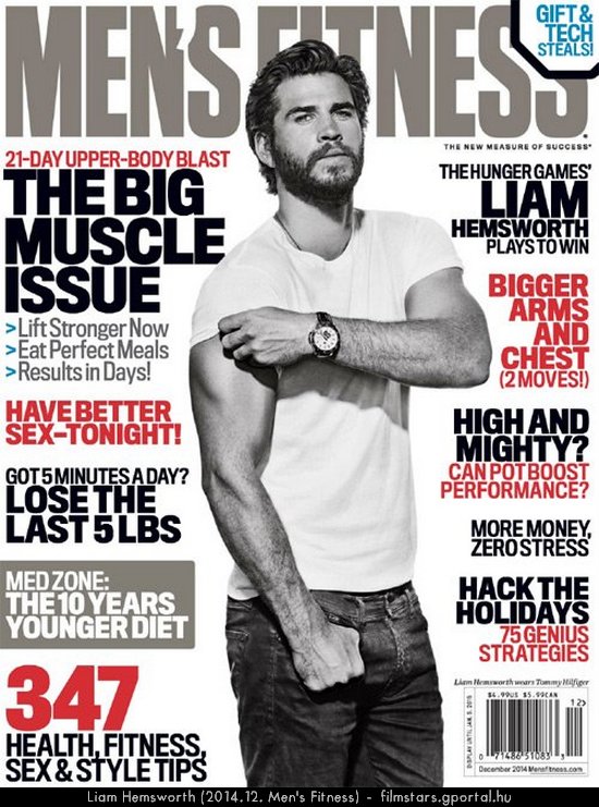 Liam Hemsworth (2014.12. Men's Fitness)