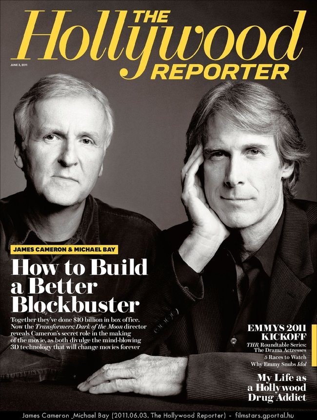 James Cameron & Michael Bay (2011.06.03. The Hollywood Reporter)