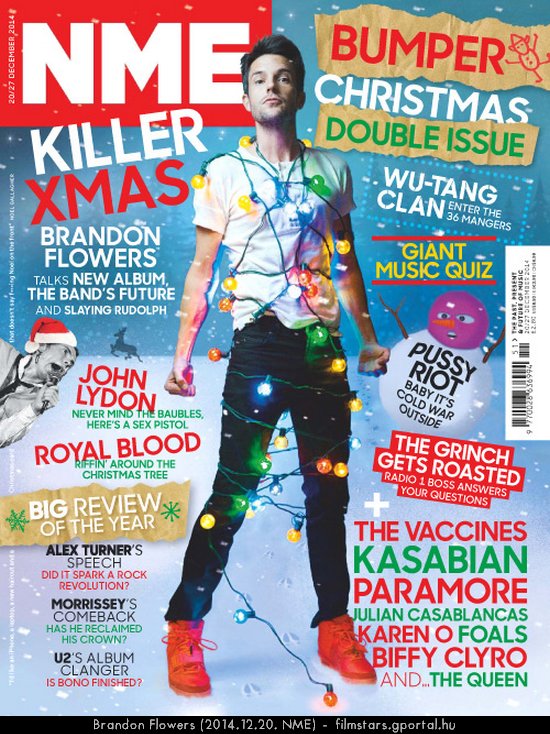 Brandon Flowers (2014.12.20. NME)