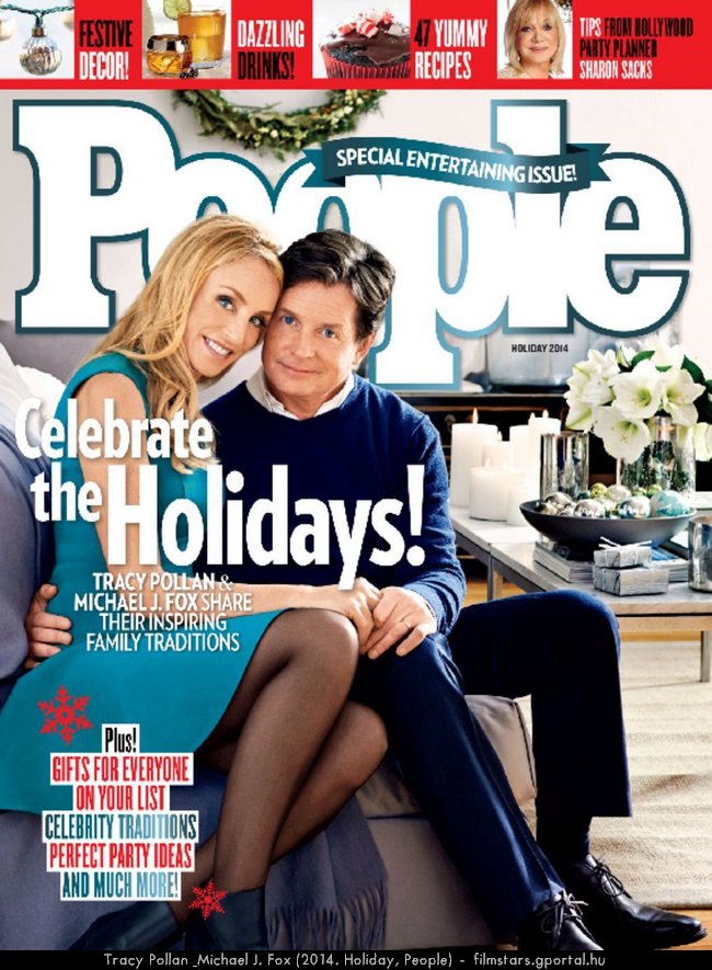 Tracy Pollan & Michael J. Fox (2014. Holiday, People)