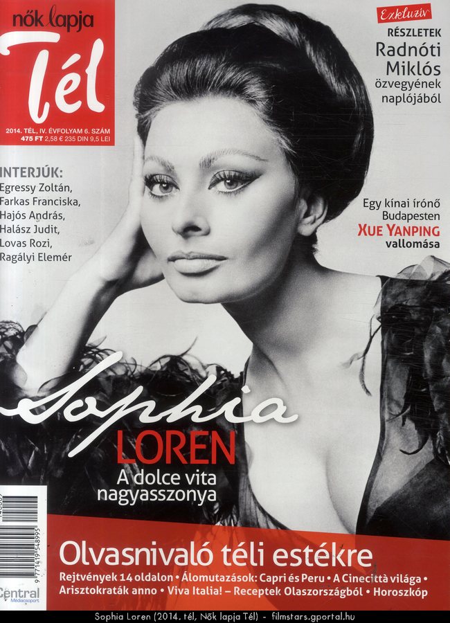 Sophia Loren (2014. tl, Nk lapja Tl)