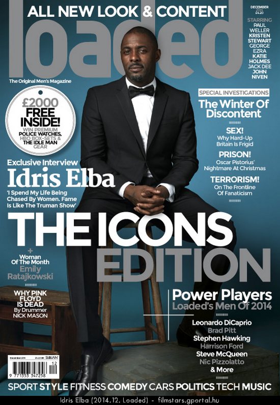 Idris Elba (2014.12. Loaded)