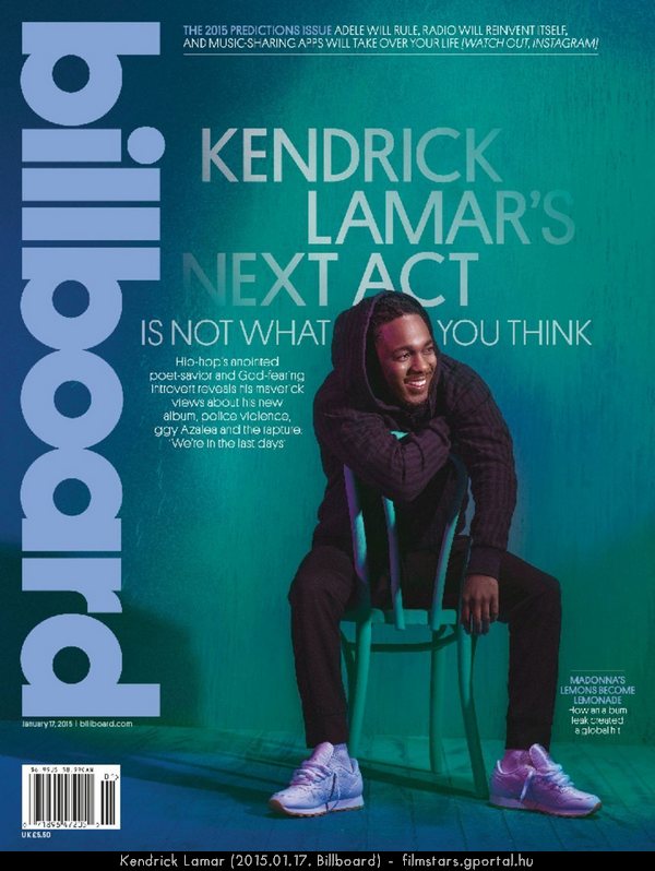 Kendrick Lamar (2015.01.17. Billboard)