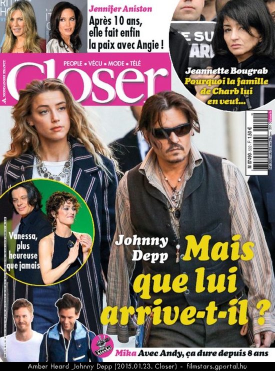 Amber Heard & Johnny Depp (2015.01.23. Closer)