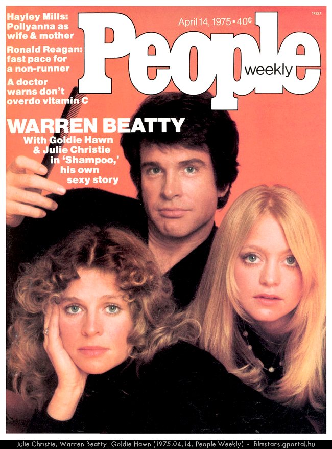 Julie Christie, Warren Beatty & Goldie Hawn (1975.04.14. People Weekly)