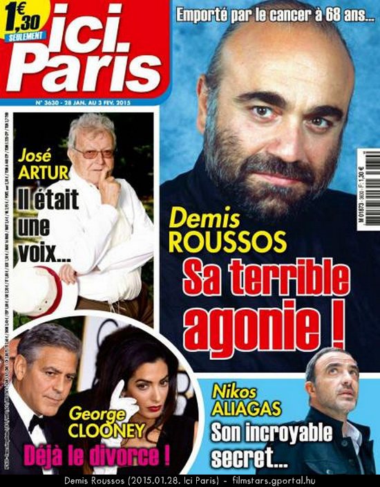 Demis Roussos (2015.01.28. Ici Paris)