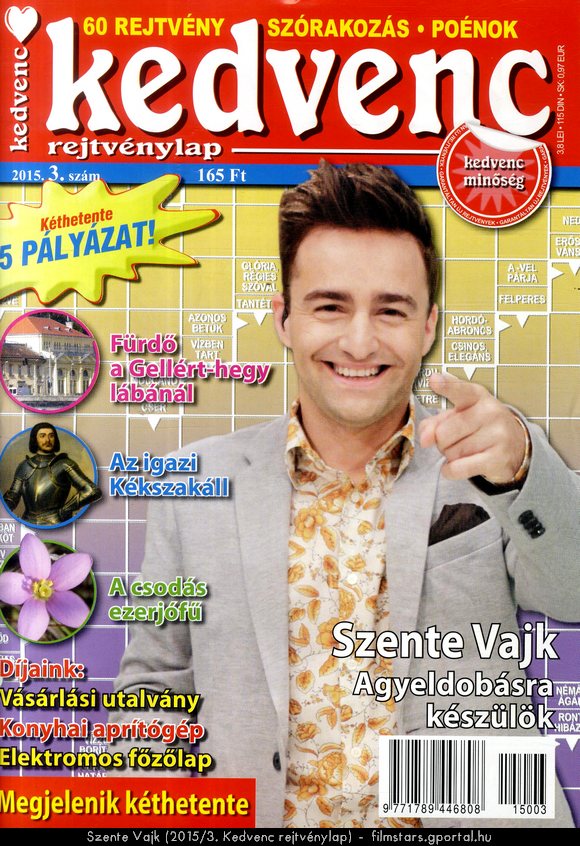 Szente Vajk (2015/3. Kedvenc rejtvnylap)