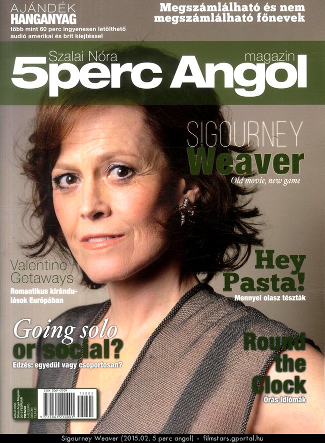 Sigourney Weaver (2015.02. 5 perc angol magazin)