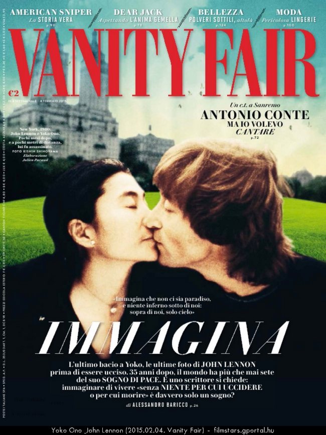 Yoko Ono & John Lennon (2015.02.04. Vanity Fair)