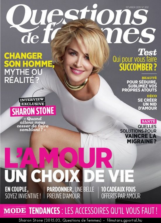 Sharon Stone (2015.02. Questions de femmes)