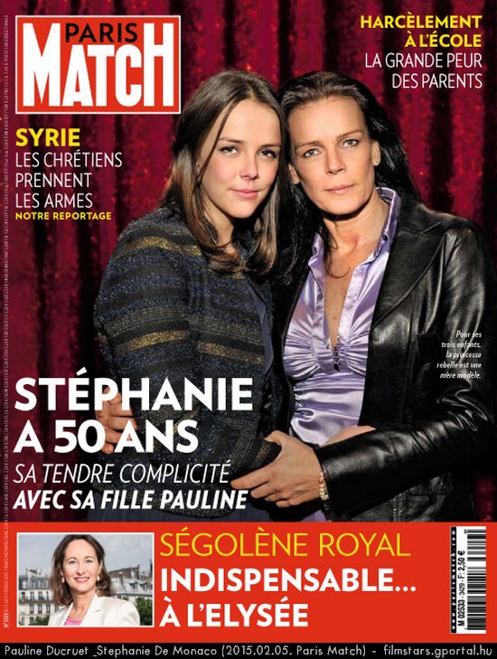 Pauline Ducruet & Stephanie De Monaco (2015.02.05. Paris Match)