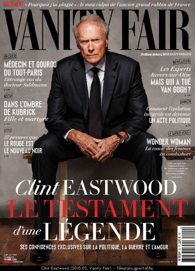 Clint Eastwood (2015.02. Vanity Fair)