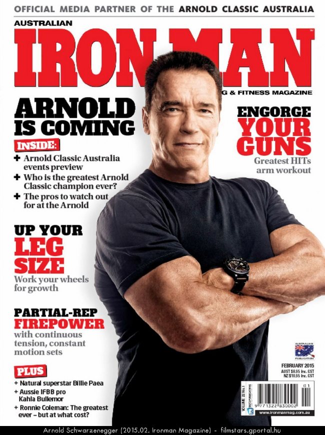 Arnold Schwarzenegger (2015.02. Ironman Magazine)