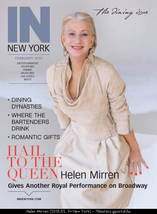 Helen Mirren (2015.02. IN New York)