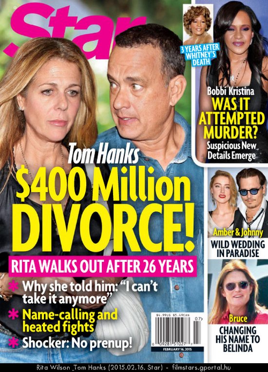 Rita Wilson & Tom Hanks (2015.02.16. Star)