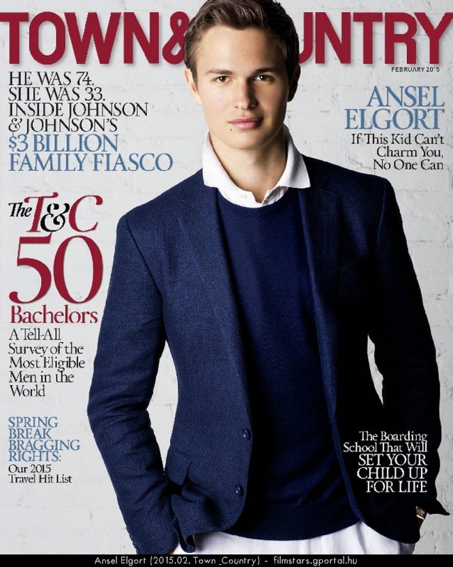 Ansel Elgort (2015.02. Town & Country)