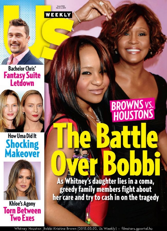 Whitney Houston & Bobbi Kristina Brown (2015.03.02. Us Weekly)