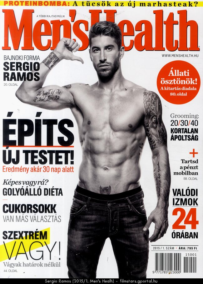Sergio Ramos (2015/1. Men's Healh)