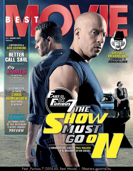 Fast & Furious 7 / Vin Diesel and Paul Walker (2015.03. Best Movie)
