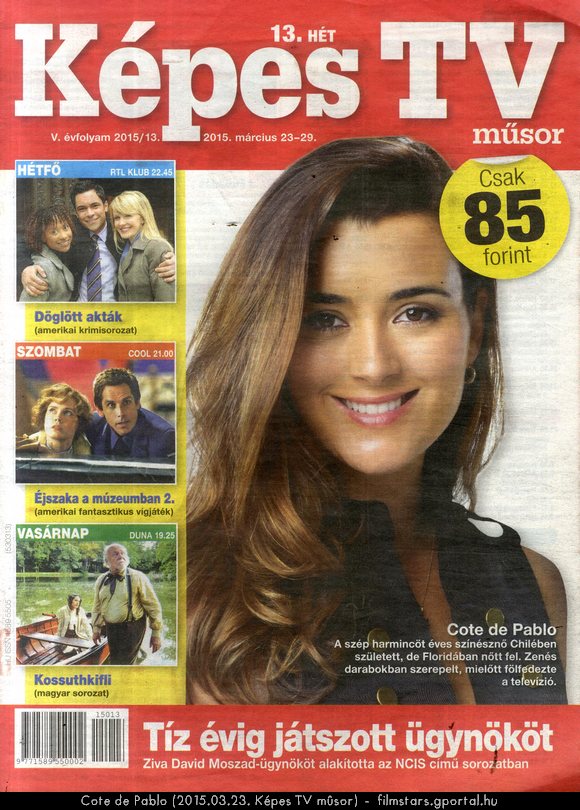 Cote de Pablo (2015.03.23. Kpes TV msor)