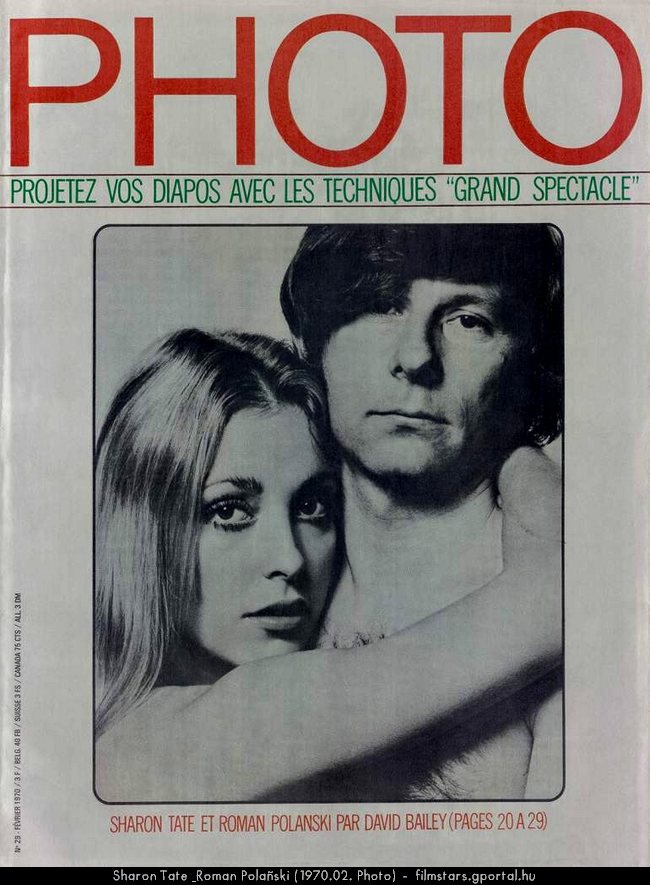 Sharon Tate & Roman Polaski (1970.02. Photo)