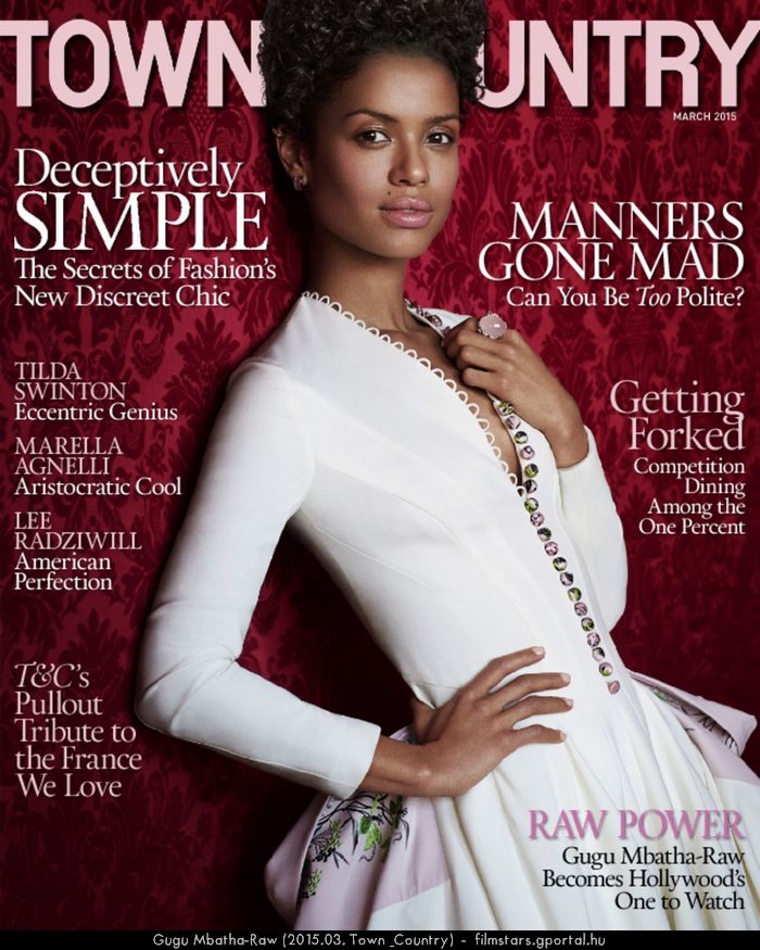 Gugu Mbatha-Raw (2015.03. Town & Country)