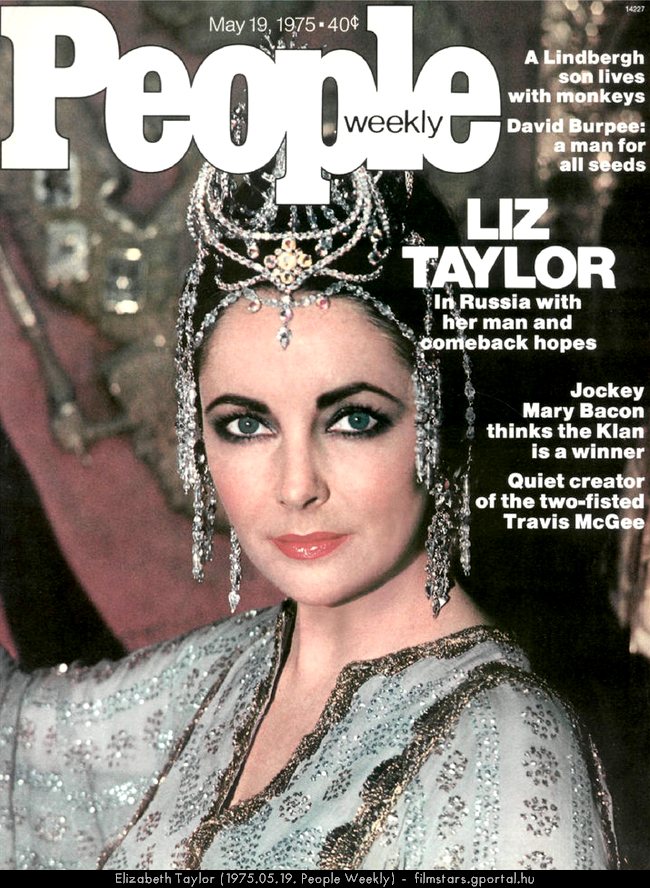 Elizabeth Taylor (1975.05.19. People Weekly)