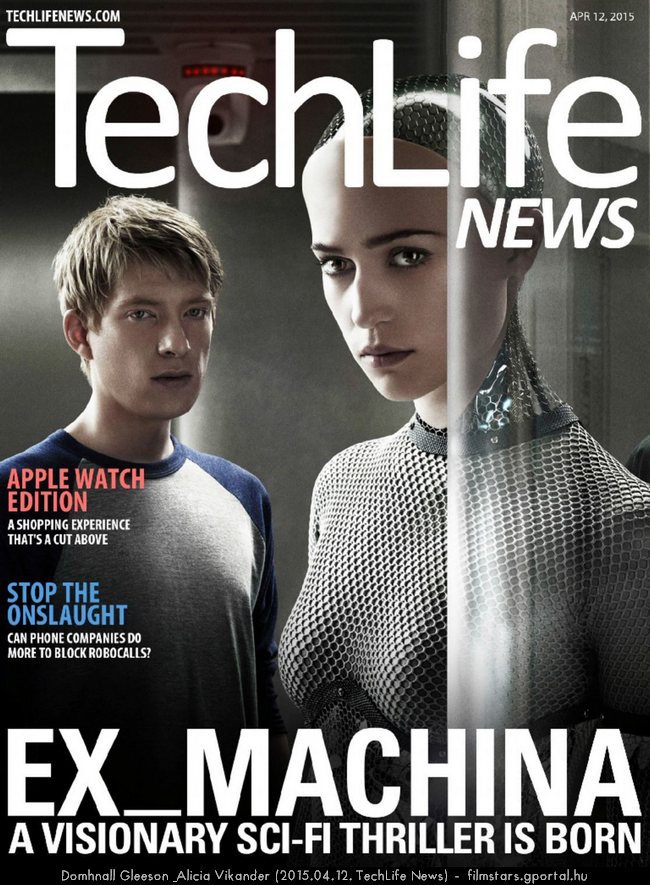 Domhnall Gleeson & Alicia Vikander (2015.04.12. TechLife News)