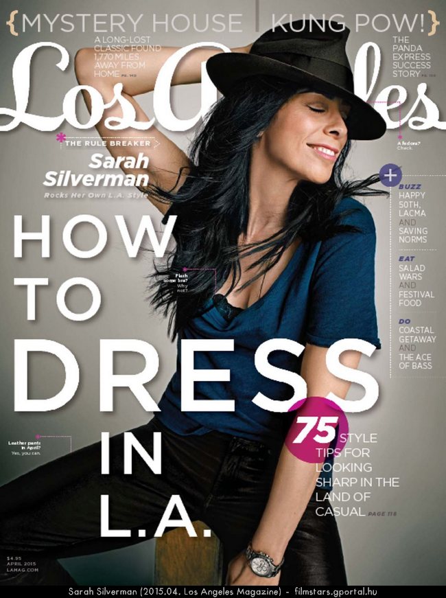 Sarah Silverman (2015.04. Los Angeles Magazine)