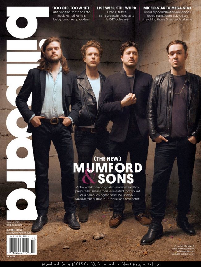 Mumford & Sons (2015.04.18. Billboard)