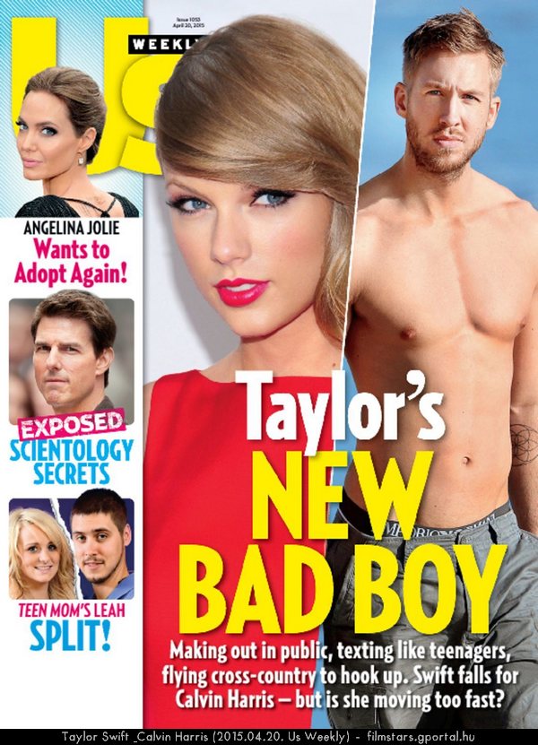 Taylor Swift & Calvin Harris (2015.04.20. Us Weekly)