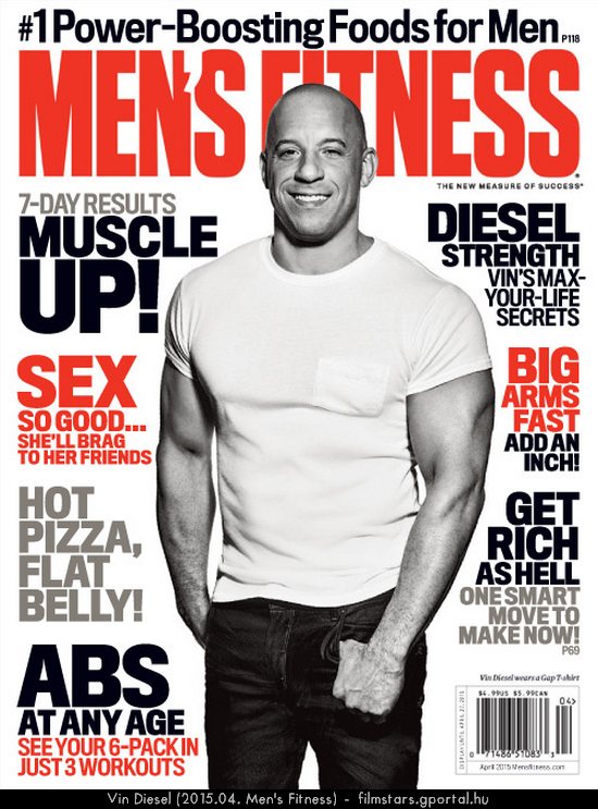 Vin Diesel (2015.04. Men's Fitness)