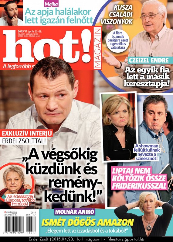 Erdei Zsolt (2015.04.23. Hot! magazin)