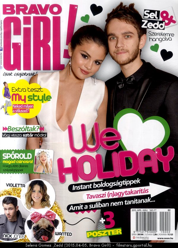 Selena Gomez & Zedd (2015.04-05. Bravo Girl!)