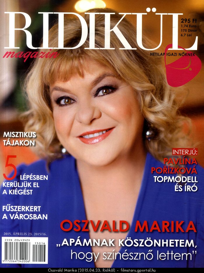 Oszvald Marika (2015.04.23. Ridikl)