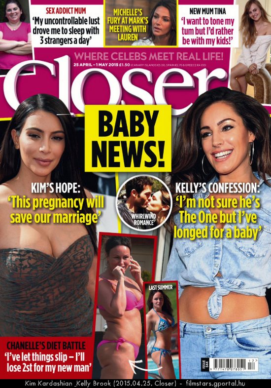 Kim Kardashian & Kelly Brook (2015.04.25. Closer)