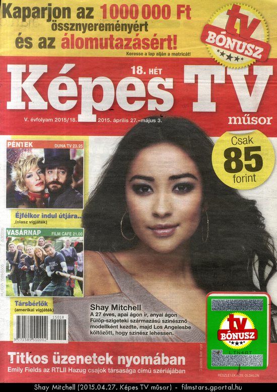 Shay Mitchell (2015.04.27. Kpes TV msor)